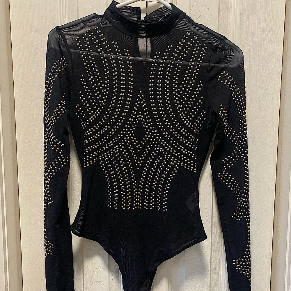 Beaded bodysuit. Worn once for NYE